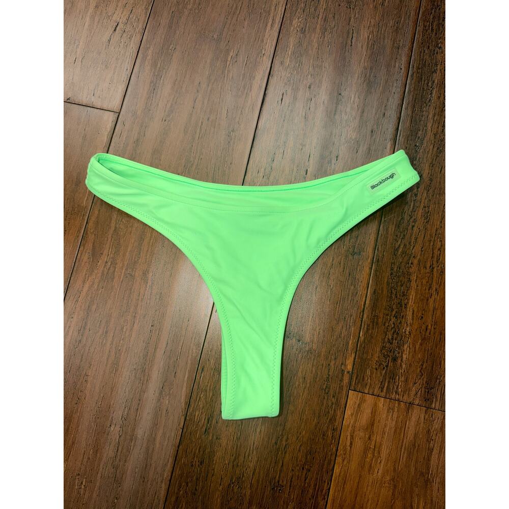 Small neon green bikini piece Bottom Thong swimwear Blackbough Swim